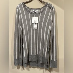 JACK by BB DAKOTA Women's Striped Scoop Neck - M